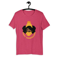 Load image into Gallery viewer, A HAPPY FRO THANKSGIVIN - Short-Sleeve Unisex T-Shirt
