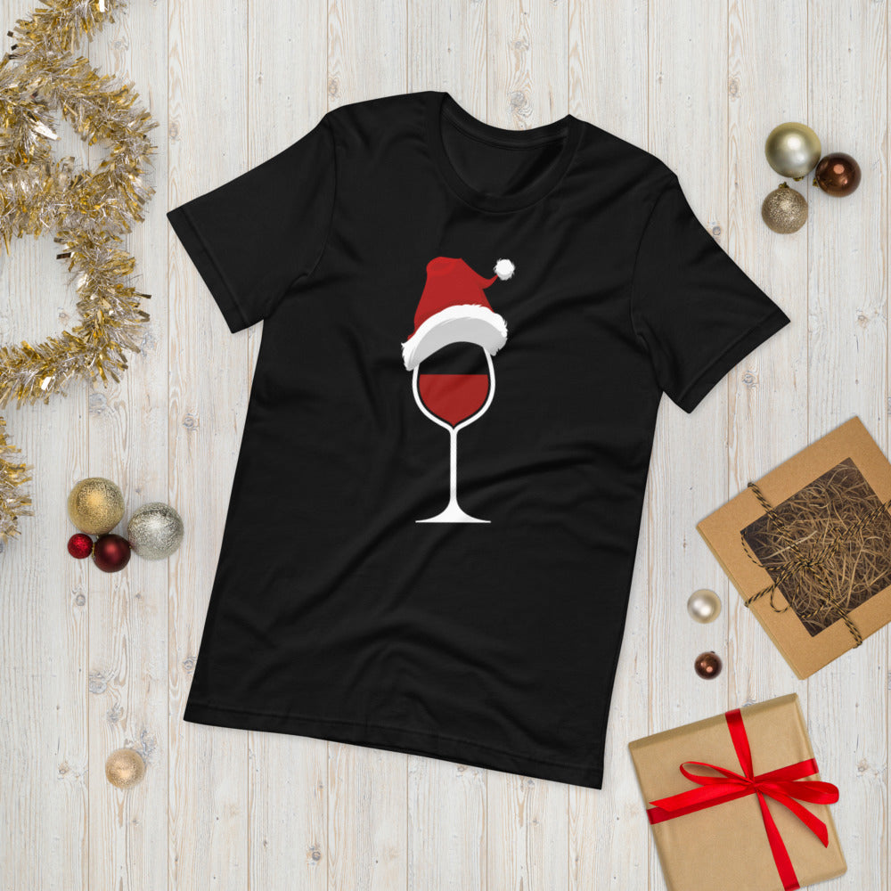 WINE at CHRISTMAS TIME- Short-Sleeve Unisex T-Shirt