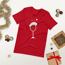 Load image into Gallery viewer, WINE at CHRISTMAS TIME- Short-Sleeve Unisex T-Shirt
