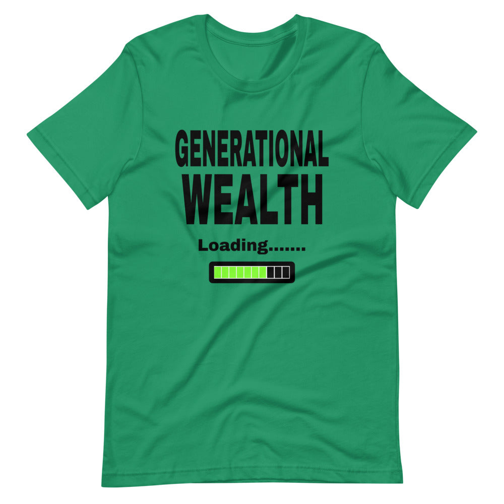 Generational Wealth Loading - Short-Sleeve Unisex T-Shirt